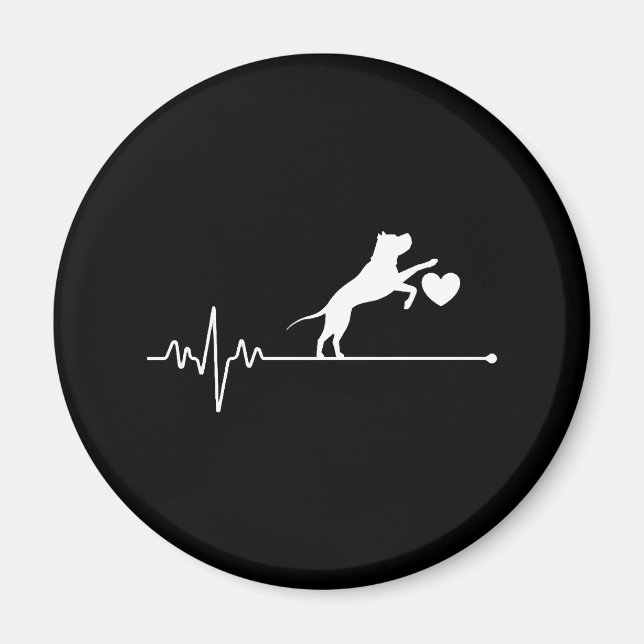 Border Collie Lover Mama gibt Heartbeat Mutter D Magnet (Vorne)