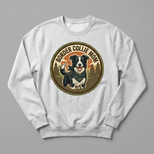 Border Collie Mama Crewneck Hundemama Geschenk für Sweatshirt