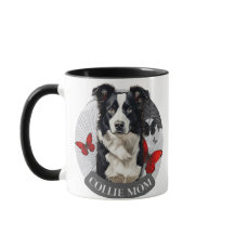 Border Collie Mama-Tasse – Kaffee-Geschenktasse fü