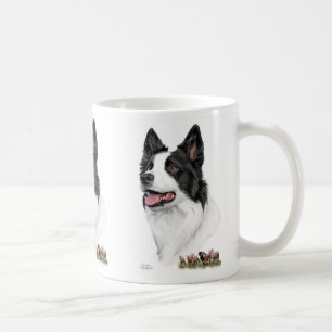 Border-Collie mit Schafen Kaffeetasse