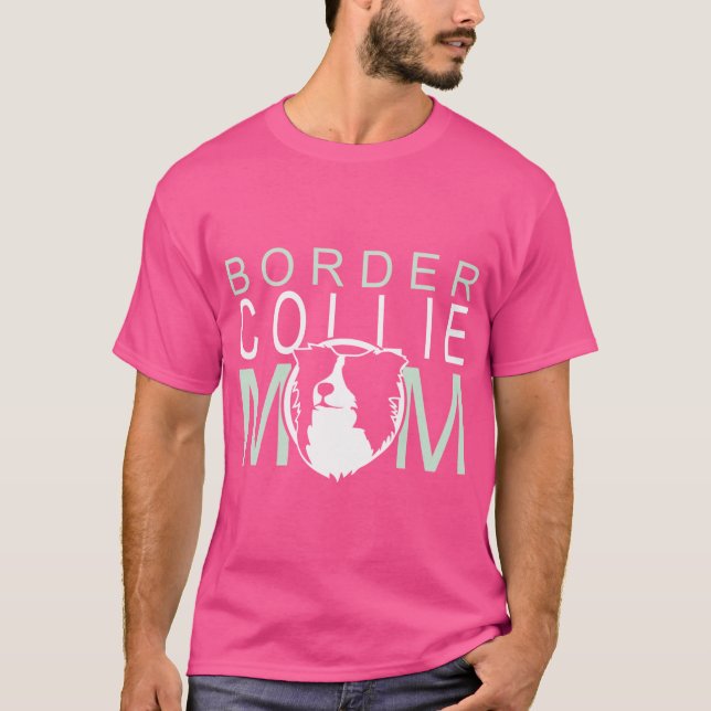 Border Collie Mom NickerStickers on Redbubble Rela T-Shirt (Vorderseite)