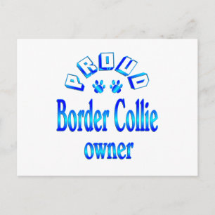 Border Collie Owner Postkarte