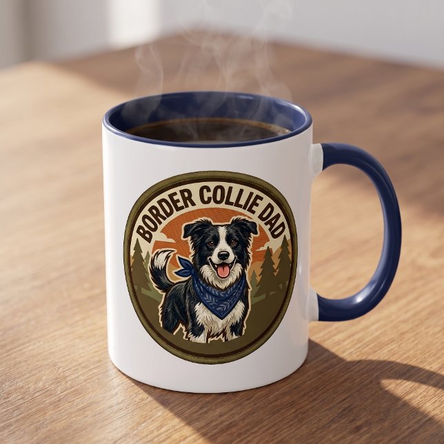 Border Collie Papa Kaffeetasse | BC Hundepapa-Gesc (Von Creator hochgeladen)