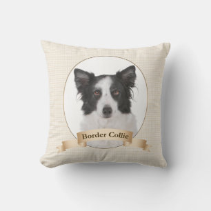 Border Collie Pillow Kissen