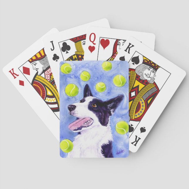 Border Collie Playing Cards - "Magpie's Gold" Spielkarten