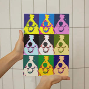 Border Collie Pop Art Poster