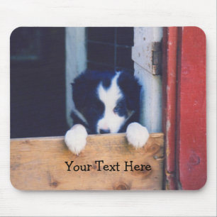 Border Collie Puppy Dog Mousepad