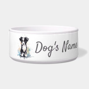 Border Collie Puppy Keramik Bowl Napf