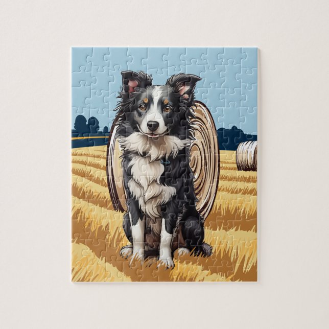 Border Collie Puzzle (Vertikal)