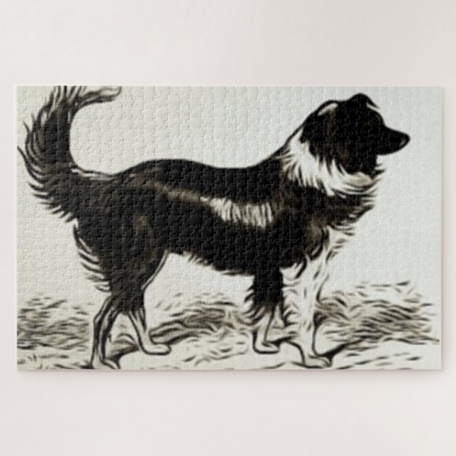 Border Collie Puzzle (Horizontal)
