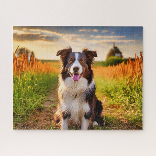 Border Collie  Puzzle (Horizontal)