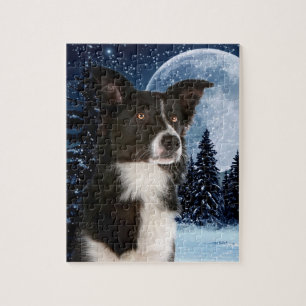 Border-Collie-Puzzlespiel Puzzle
