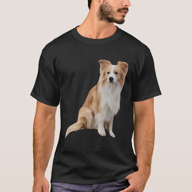 Border Collie Red T-Shirt (Vorderseite)
