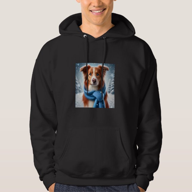Border Collie Shirt Dog Mama Vater T-Shirt Haustie (Vorderseite)