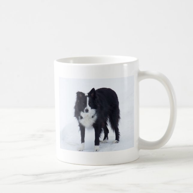 Border Collie Stehend Kaffeetasse (Rechts)