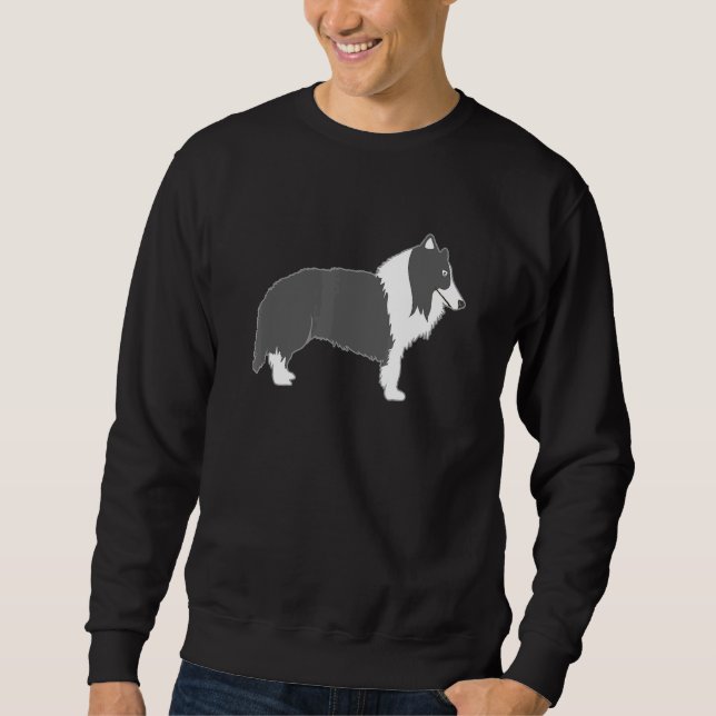 Border Collie Sweatshirt (Vorderseite)