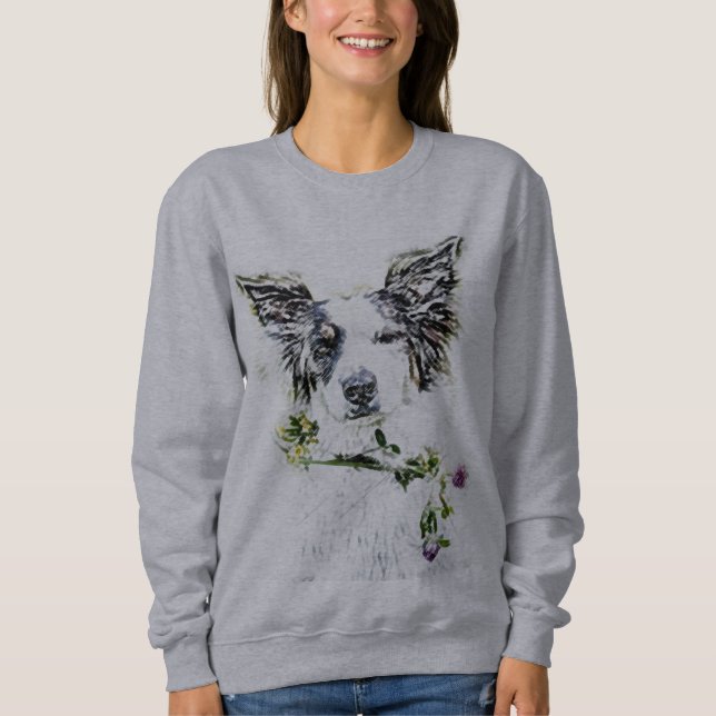 Border-Collie Sweatshirt (Vorderseite)