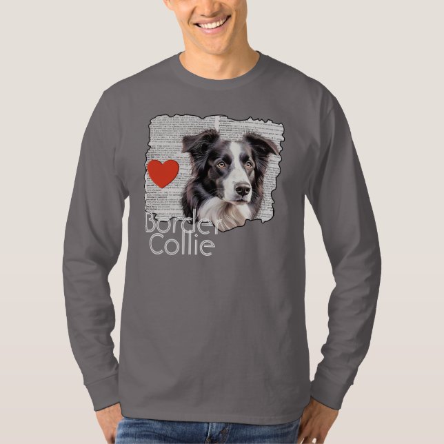 Border Collie T-Shirt (Vorderseite)