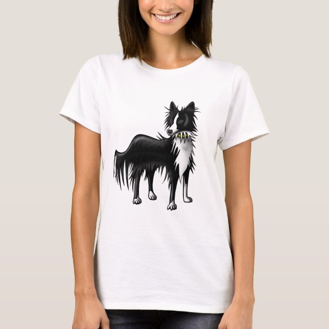 Border-Collie T-Shirt (Vorderseite)