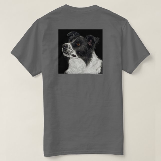 Border Collie T - Shirt - "Ben" 2 (Design Rückseite)