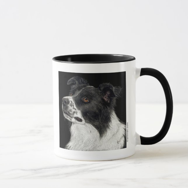 Border Collie Tasse - "Ben" (Rechts)