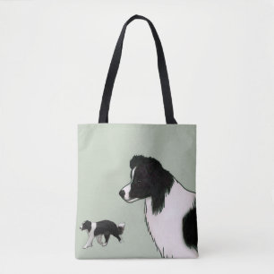 Border Collie Tote Bag