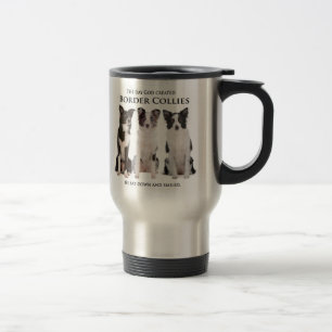 Border Collie Travel Mug Reisebecher
