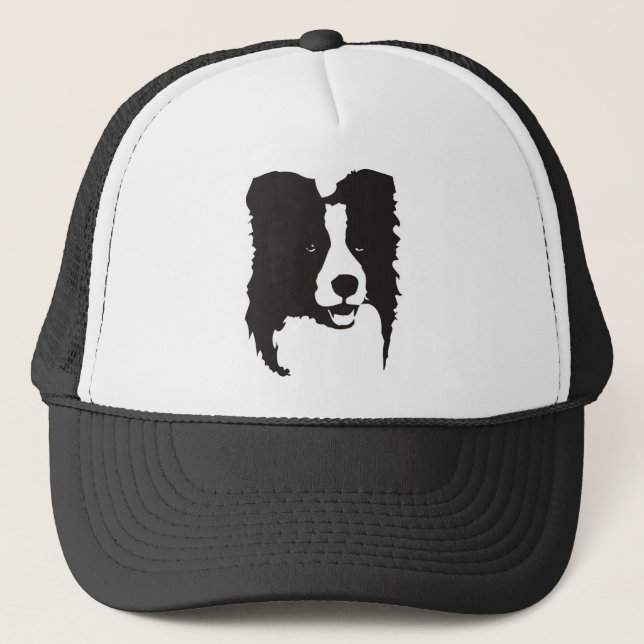 Border-Collie Truckerkappe (Vorderseite)