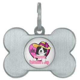 Border Collie Valentinstag Tiermarke