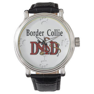 Border Collie Vater Armbanduhr