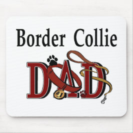 Border Collie Vater Geschenke Mousepad
