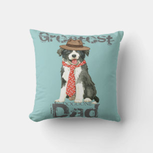 Border Collie Vater Kissen