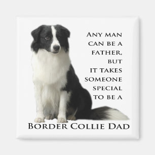 Border Collie Vater Magnet