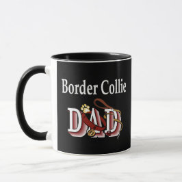 Border Collie Vater Tasse