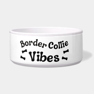 Border Collie Vibes Keramik Dog Bowl Napf
