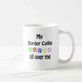 Border Collie Walks Design Tasse