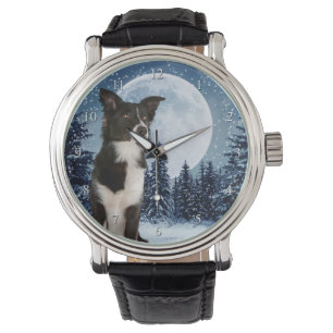 Border Collie Watch Armbanduhr