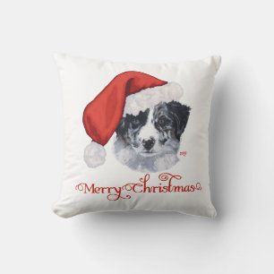Border Collie Weihnachten Kissen
