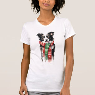 Border Collie Weihnachten T - Shirt für Frauen - F