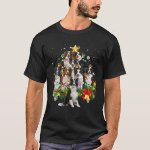Border Collie Weihnachtsbaum X-Mas Dekorationen Sp T-Shirt