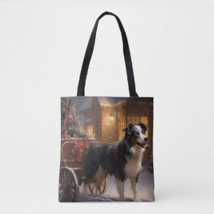 Border Collie Weihnachtsfest Saison