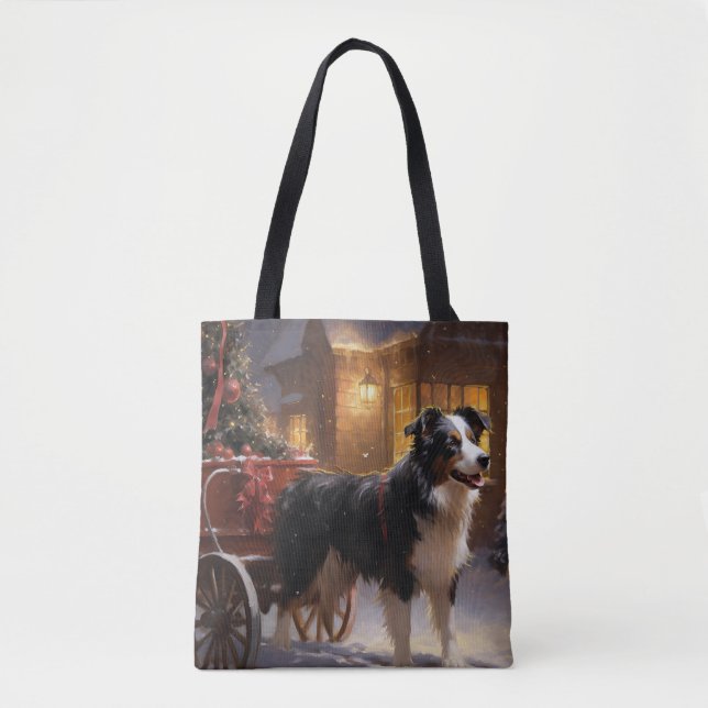 Border Collie Weihnachtsfest Saison (Vorderseite)