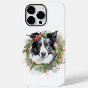 Border Collie Weihnachtsmann Festliche Jungfrau Case-Mate iPhone 14 Pro Max Hülle