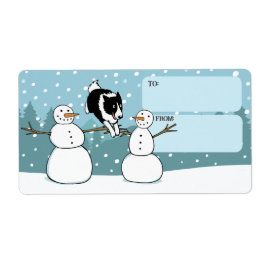 Border Collie Winter Agility Dog Holiday bis