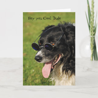 Border-Collie-Yappy Geburtstags-Karte Karte