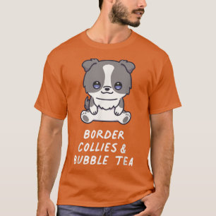 Border Colliese & Bubble Tee Kawaii Anime Dog Love