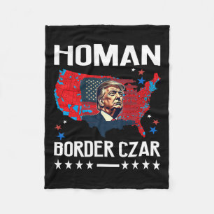 Border Czar Tom Homan Trump Präsident Wahl Mega S Fleecedecke