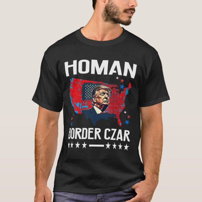 Border Czar Tom Homan Trump Präsident Wahl Mega S T-Shirt (Vorderseite)