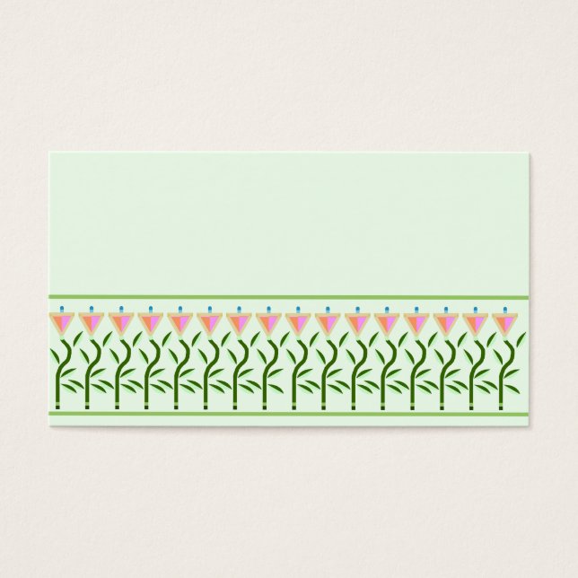 Border of tulip flowers (Vorderseite)