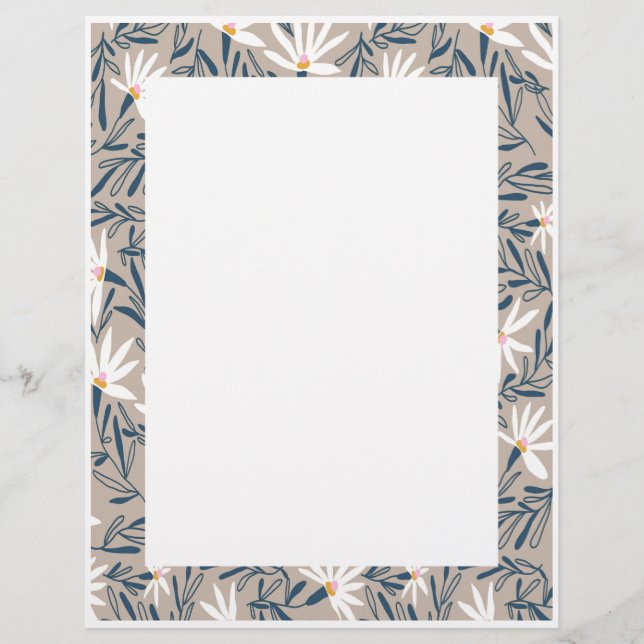 Border Paper (Grenzpapier) für Drucker Letter Stat Flyer (Vorne)